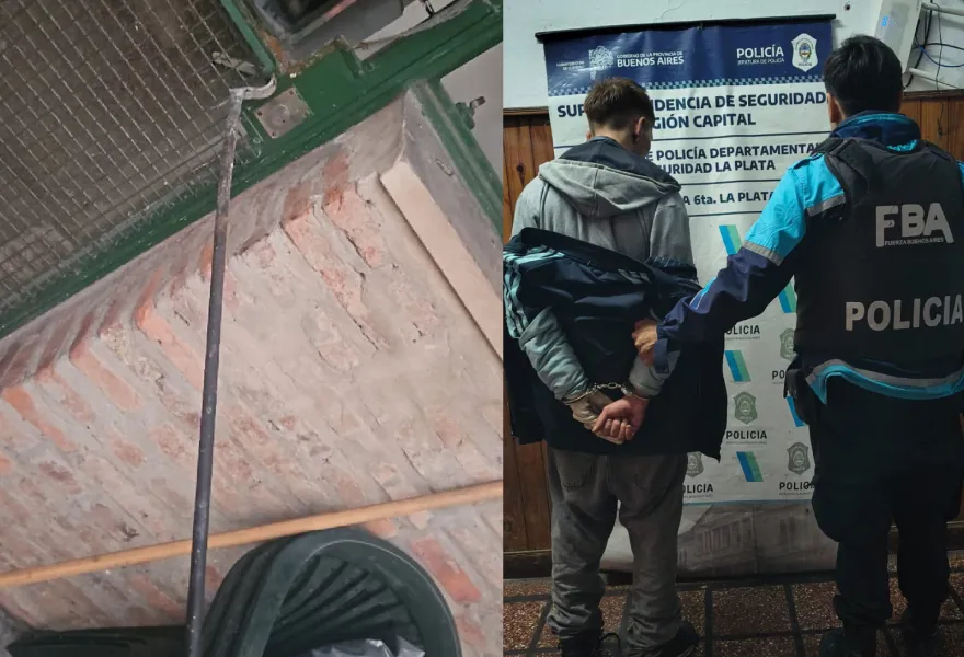 Durante el procedimiento también fue secuestrada la barreta utilizada para cometer el intento de robo, elemento que quedó incorporado a la causa como prueba.