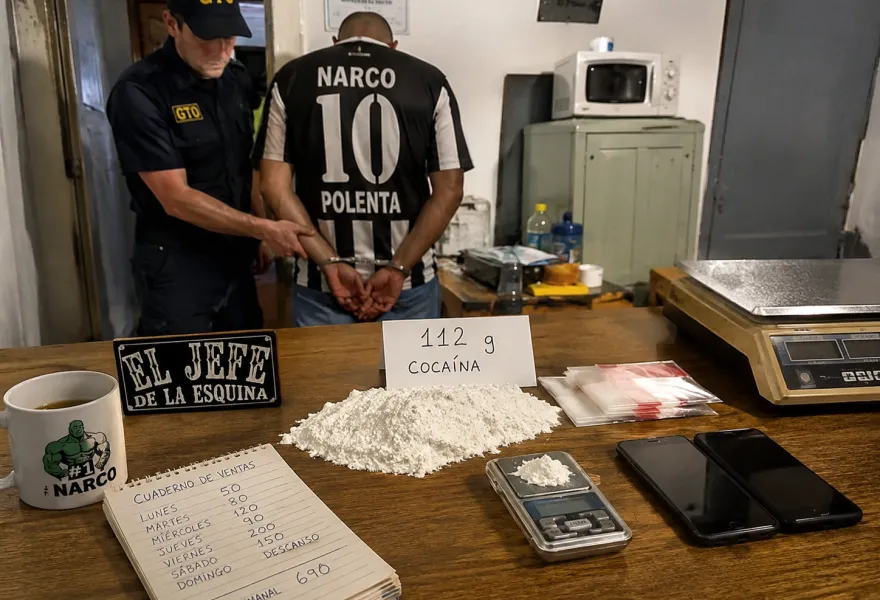 VIDEO | Cayó un narco con más de 100 gramos de cocaína tras allanamientos en Melchor Romero