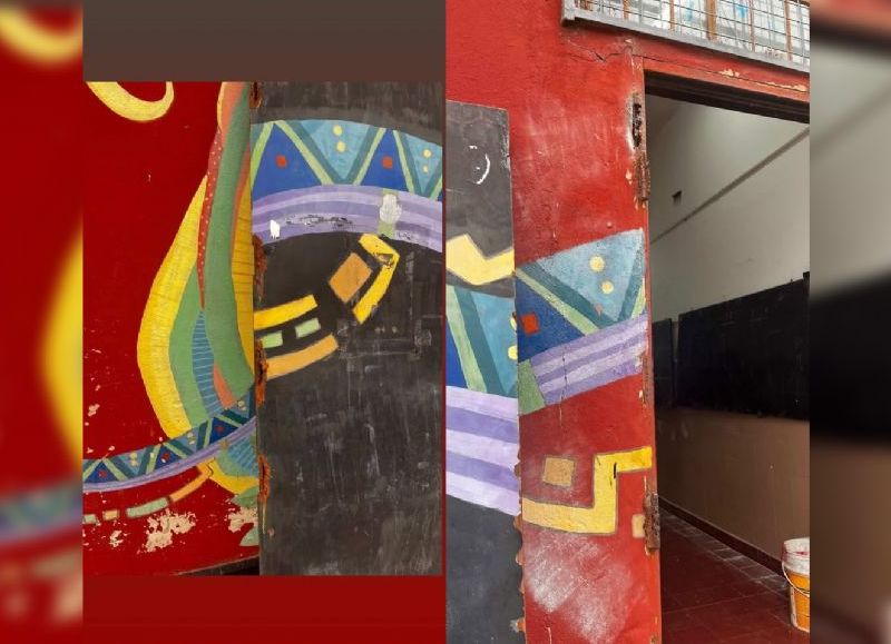 Alumnos de una secundaria platense van a cursar sin puertas y ventanas rotas: “Nos cagamos de frío”