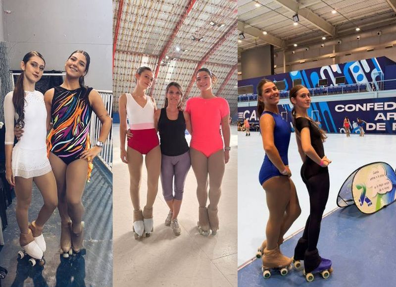 Organizan colecta para ayudar a dos patinadoras que representarán al país en el Campeonato Panamericano