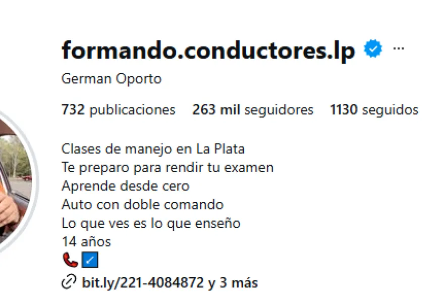 En septiembre de 2022, la página 