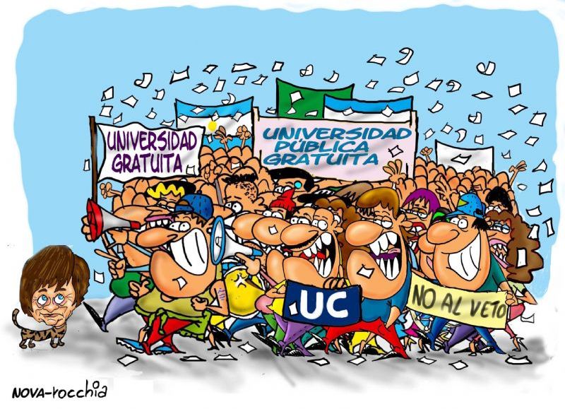 Estudiantes de la UNLP darán una clase pública frente a la casa de Adorni contra el ajuste universitario de Nación