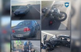 Un motociclista resultó herido tras ser embestido por un automovilista borracho en Autopista Buenos Aires - La Plata