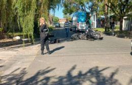 Barrio Gambier: choque entre motos dejó dos hombres heridos y hospitalizados