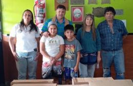 Se realizó la entrega de ventiladores y jornada solidaria en la Escuela 22 "Hipólito Yrigoyen" de Altos de San Lorenzo