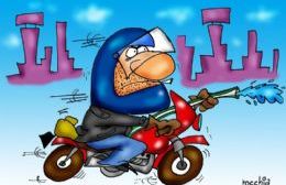 Motochorros intentaron escapar con el botín, pero un cerco policial los frenó en Tolosa