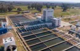 Se realizan tareas de mantenimiento en la estación de agua de Ensenada