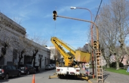 La ciudad de Magdalena tiene su primer semáforo