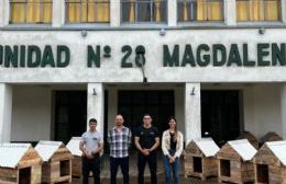 En una cárcel de Magdalena elaboraron caniles para un refugio de mascotas