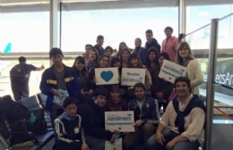 Brandsen: chicos de Oliden viajaron por primera vez en avión