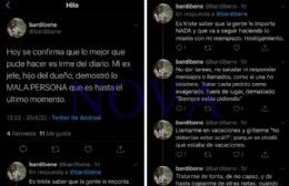 Periodista renuncia al diario El Dia y denuncia acoso laboral del hijo del dueño