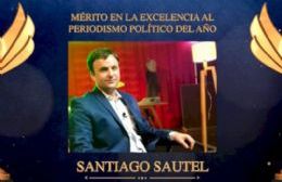Gran reconocimiento al periodista Santiago Sautel, quien ganó el premio Napolitans
