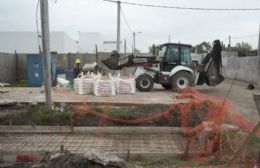 La Municipalidad ejecuta la etapa final de una obra para optimizar el sistema de desagües en Romero