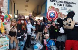 Se realizó una caravana en el Hospital Sbarra para los niños internados