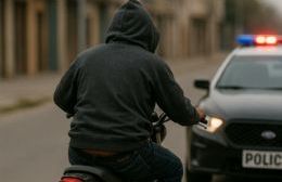 Motociclista huyó de la Policía, chocó y le encontraron cocaína