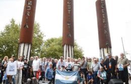 VIDEO | Alak participó de un emotivo acto homenaje a los caídos de Malvinas