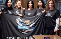 El frente libertario que lidera Viviana Aguirre se muestra en apoyo a los jubilados y salud 
