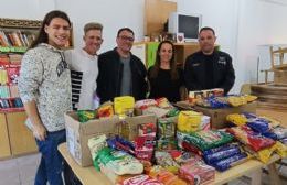 Ensenada: agentes penitenciarios donaron alimentos no perecederos a un comedor comunitario 